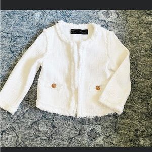 Zara tweed-style jacket